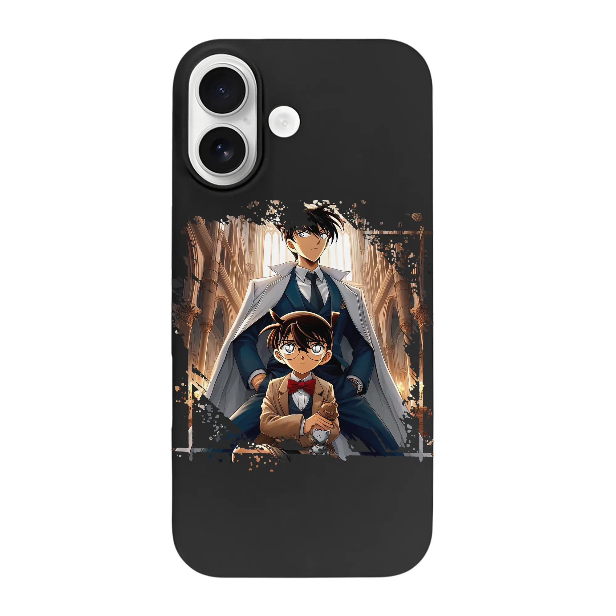 名探偵コナン グッズ 江戸川 コナン - iPhone 17 シリーズ シリコンケース 薄型 耐衝撃 指紋防止 ソフトタッチカバー 精密フィット 傷防止 保護ケース iPhone 17/17 Air/17 Pro/17 Pro Max 対応